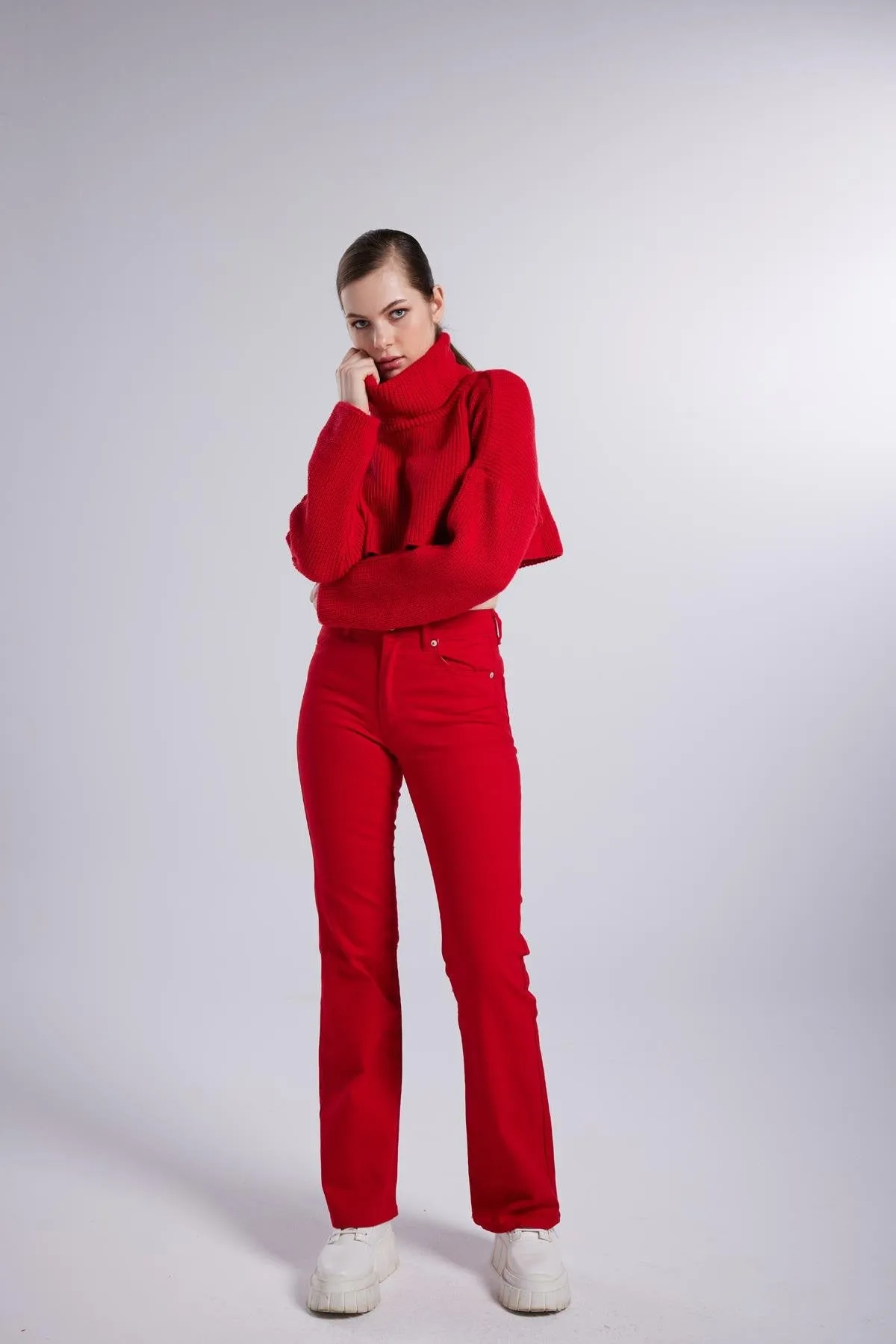 Alert Jeans Red