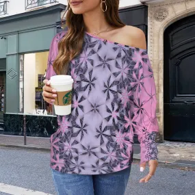 Batwing Long Sleeve Sweater Summerville Road Sunset