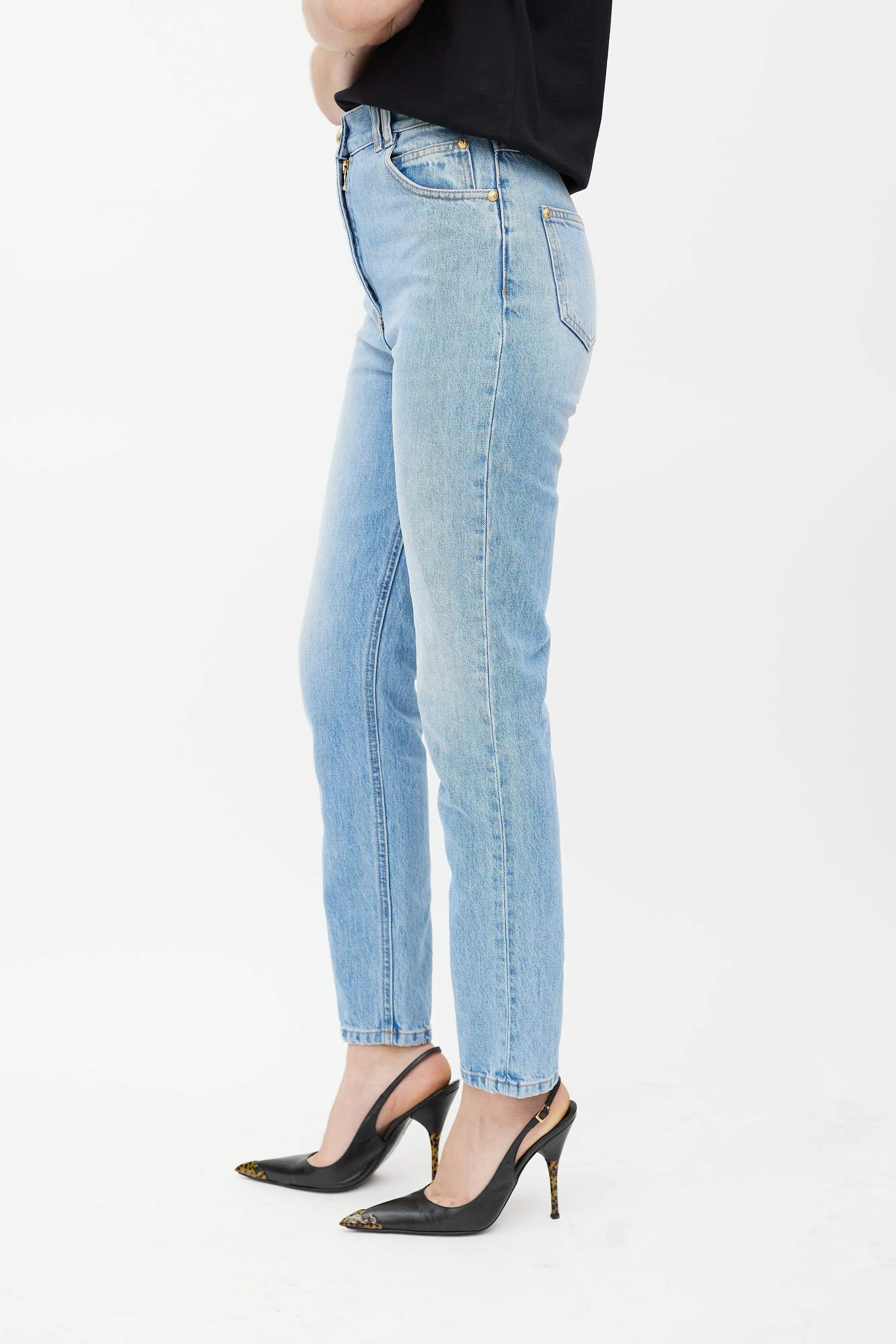 Blue & Gold Slim Jeans