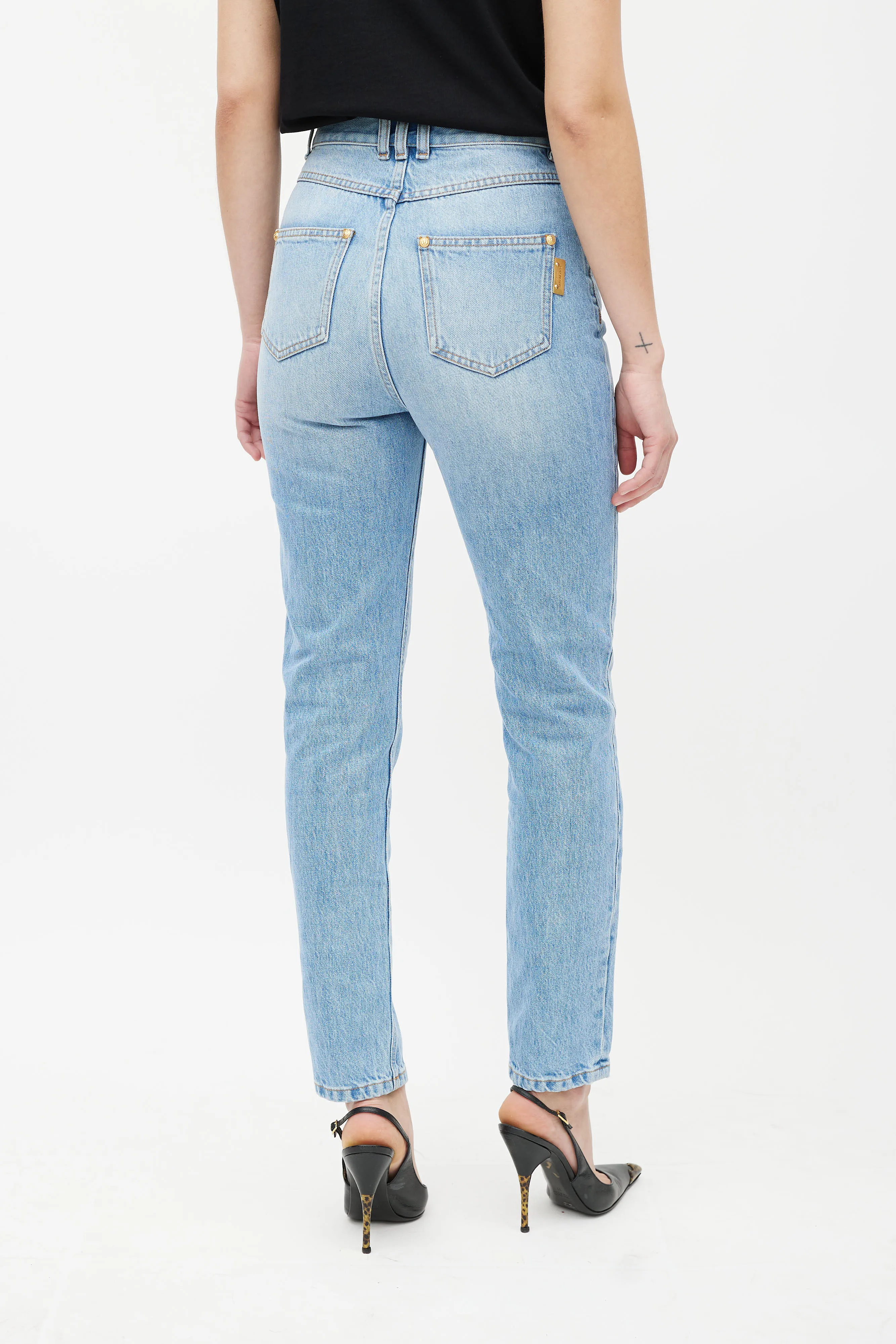 Blue & Gold Slim Jeans