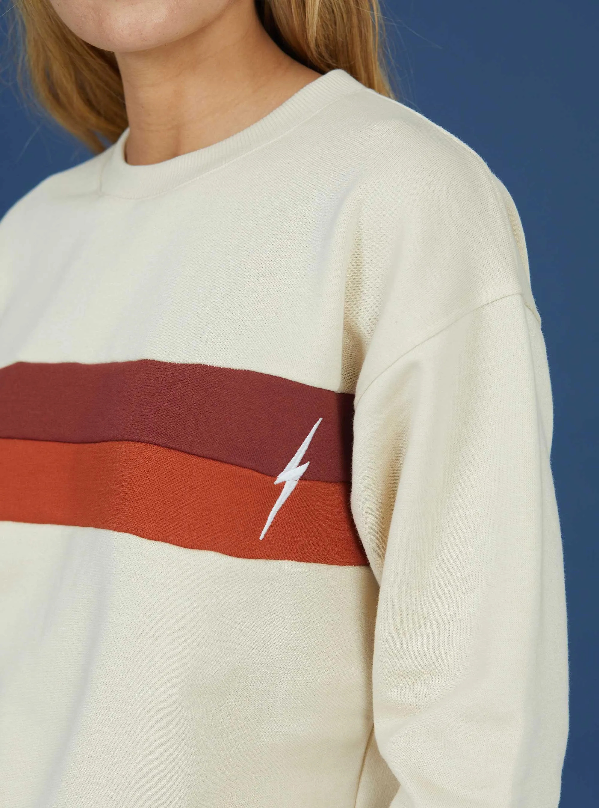 COLOR BLOCK REGULAR SWEATSHIRT