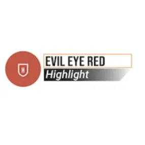 Evil Eye Red - Two Thin Coats