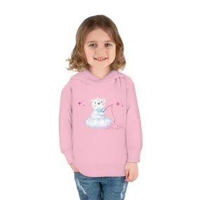 Fishing Bear Toddler Pullover Fleece Hoodie