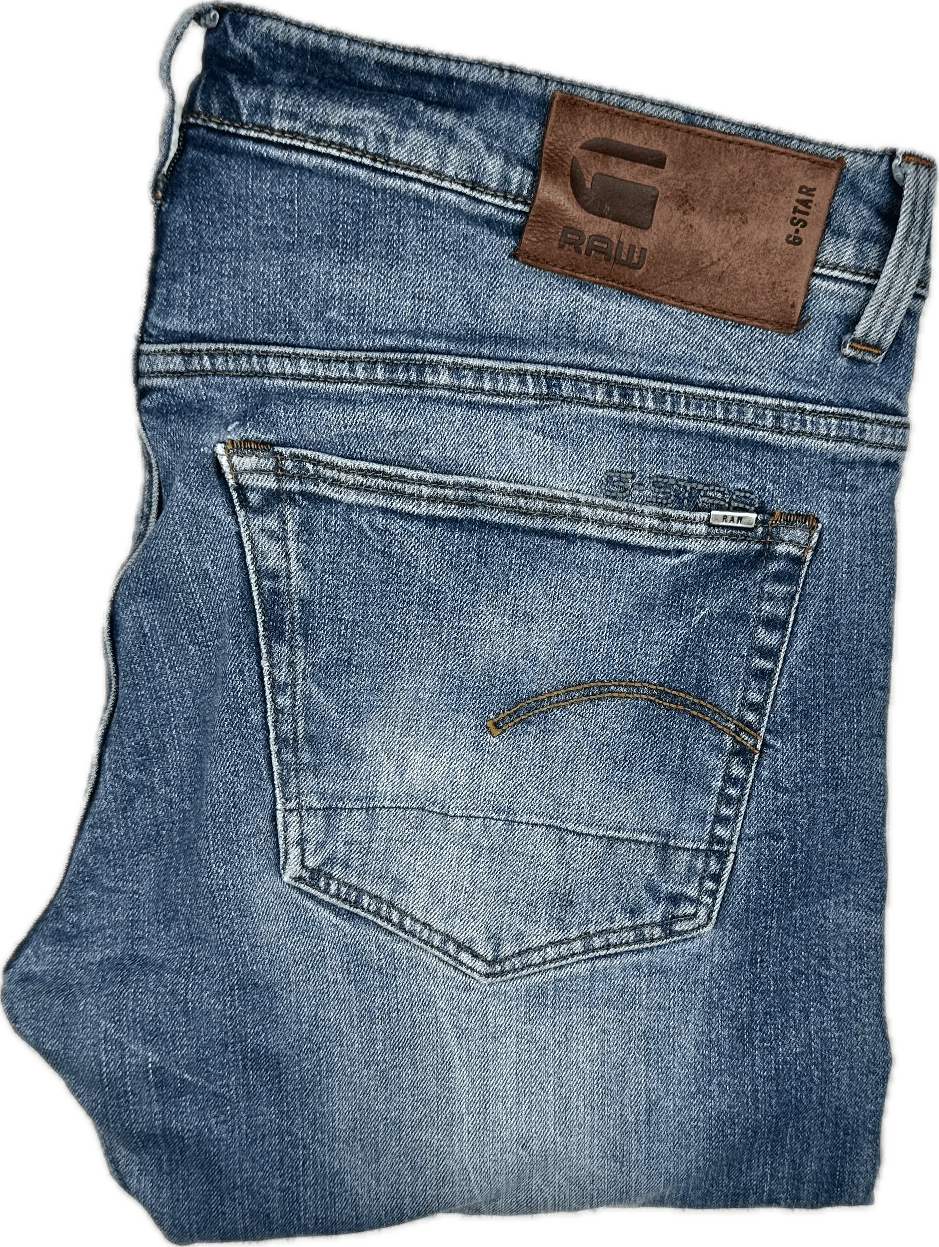 G Star  Raw Mens '3301 Slim' Jeans -Size 36/34