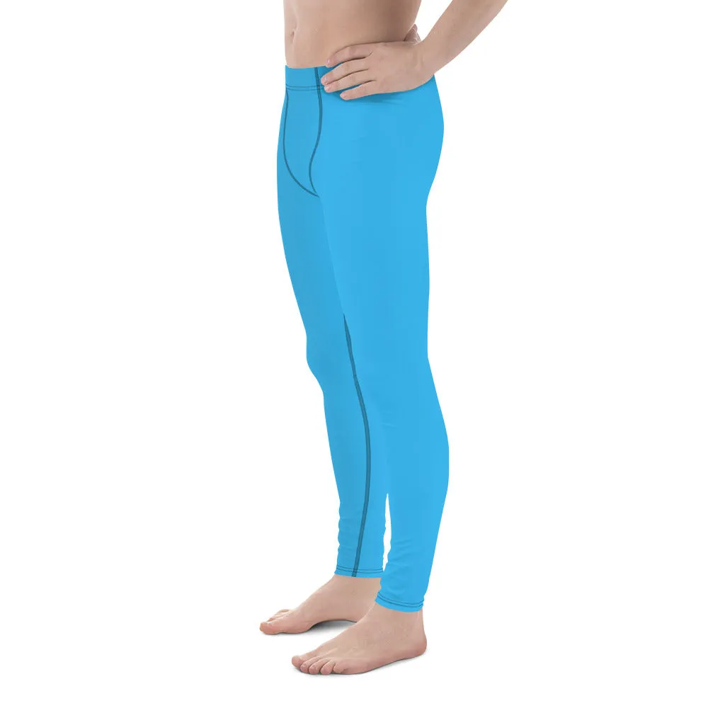 GG - Men's Leggings - Deep Sky Blue