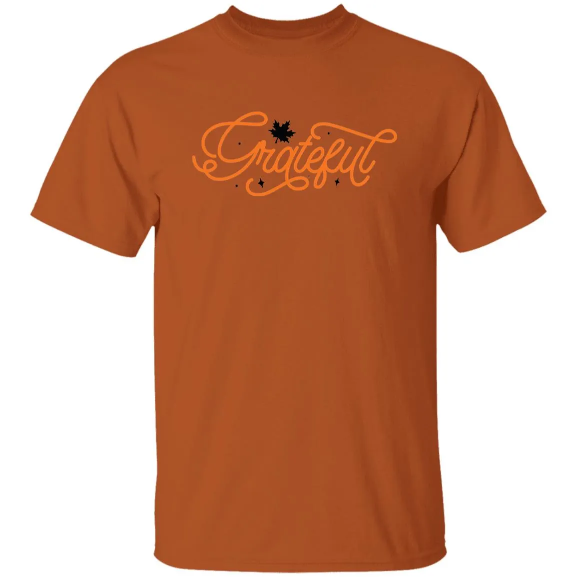Grateful Shirts Unisex Casual Autumn Thanksgiving Graphic Tees