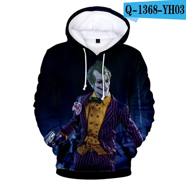 HAHA JOKER -  3D Print Sweatshirt Hoodies Men and women Hip Hop Funny Autumn Streetwear Hoodies Sweatshirt For Couples Clothes