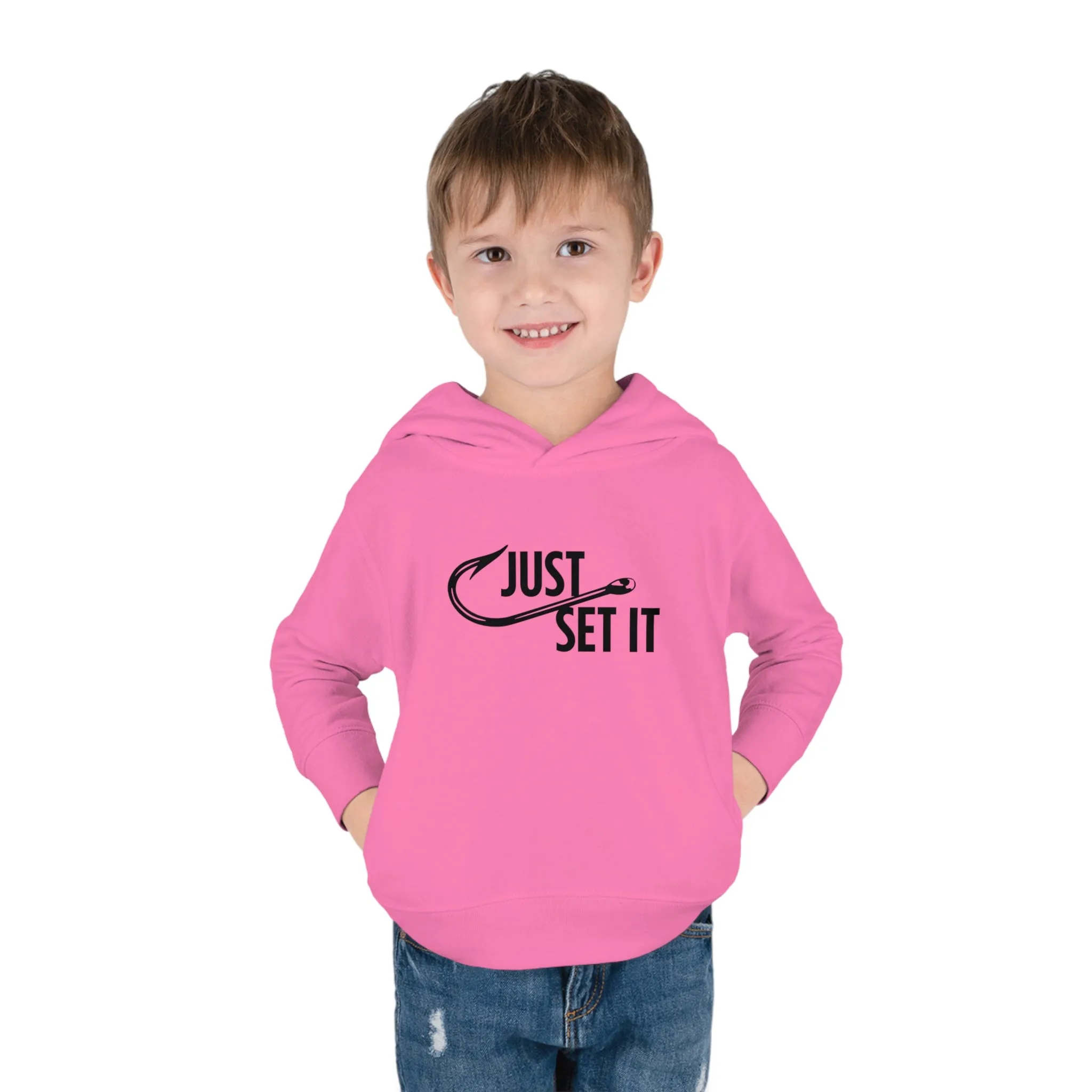 JUST SET IT Toddler Pullover Fleece Hoodie