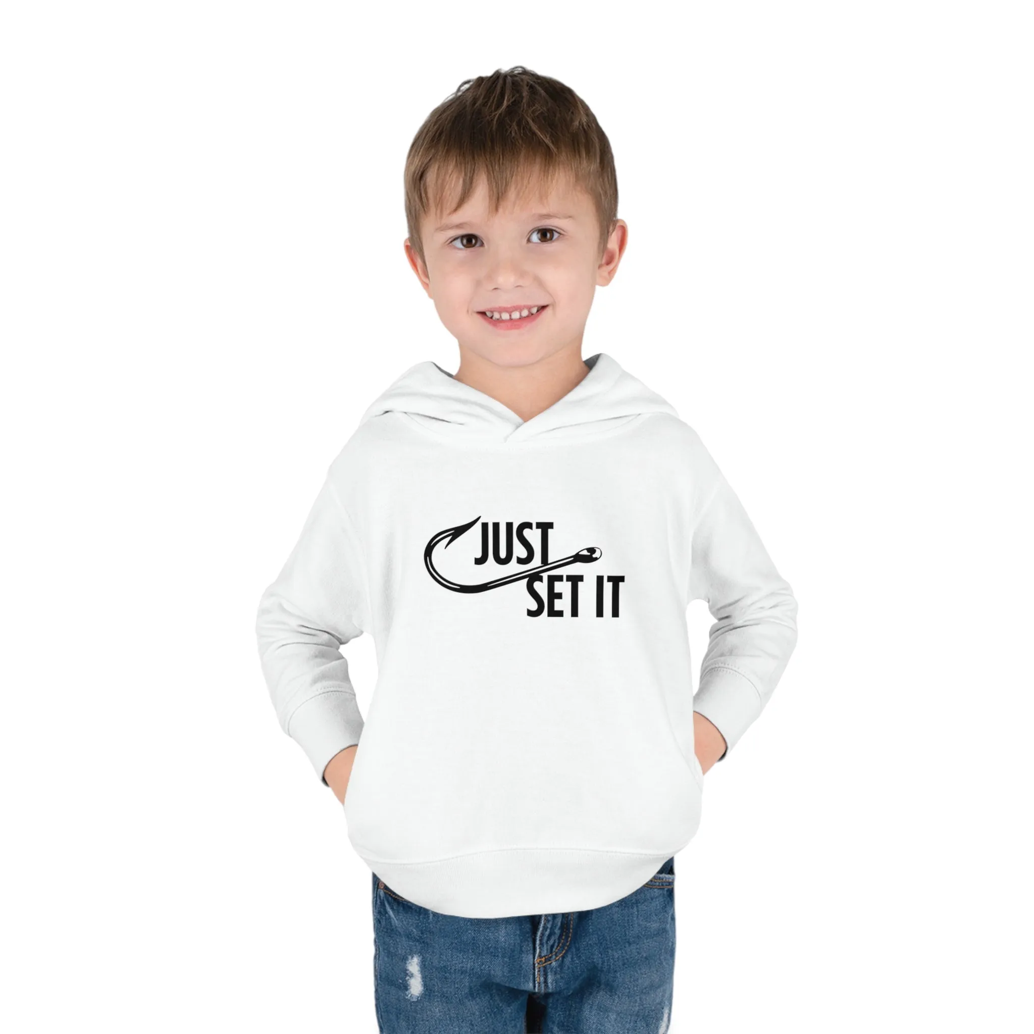 JUST SET IT Toddler Pullover Fleece Hoodie