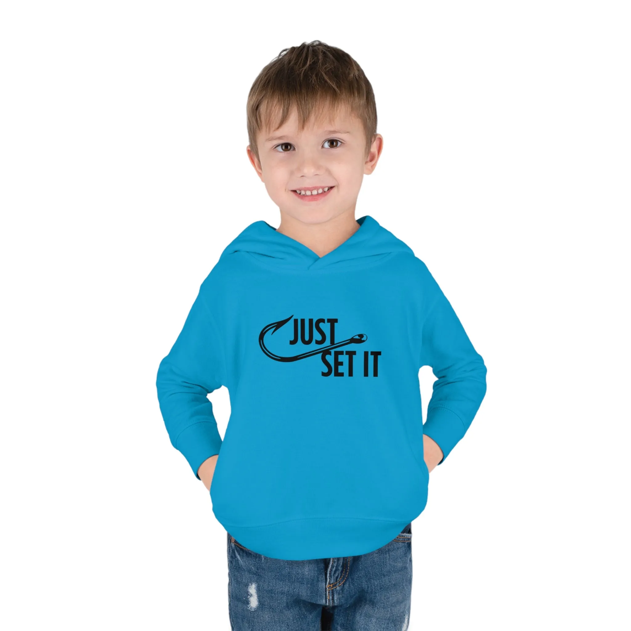 JUST SET IT Toddler Pullover Fleece Hoodie