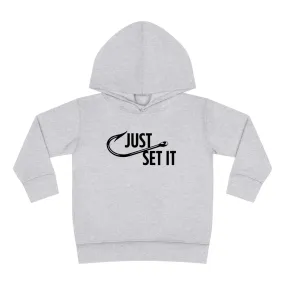 JUST SET IT Toddler Pullover Fleece Hoodie