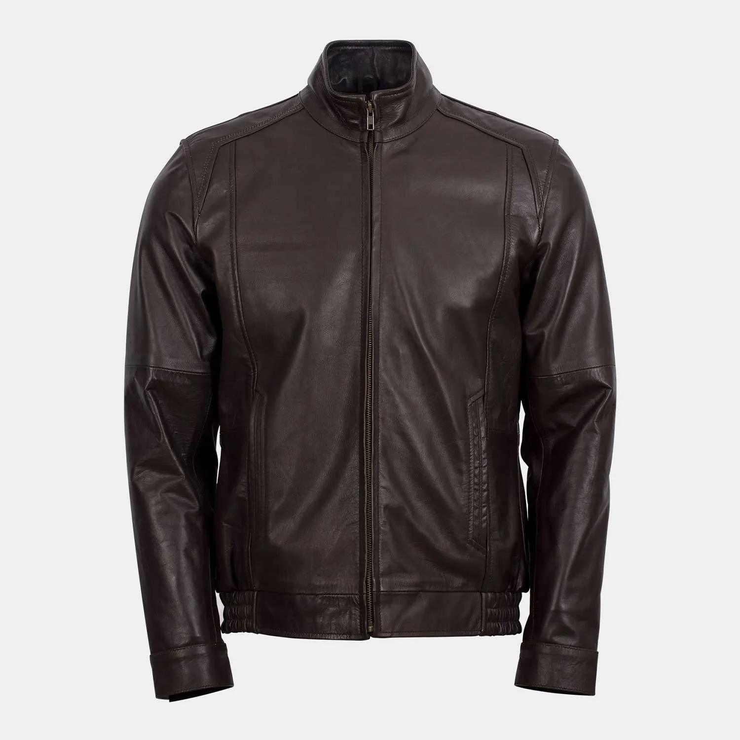 Kalash Dark Brown Leather Jacket
