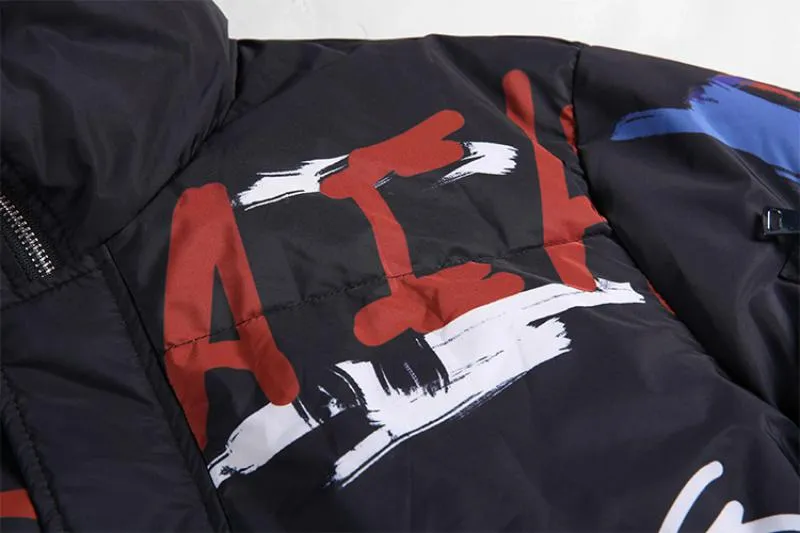 Men's Winter Printed Down Jacket