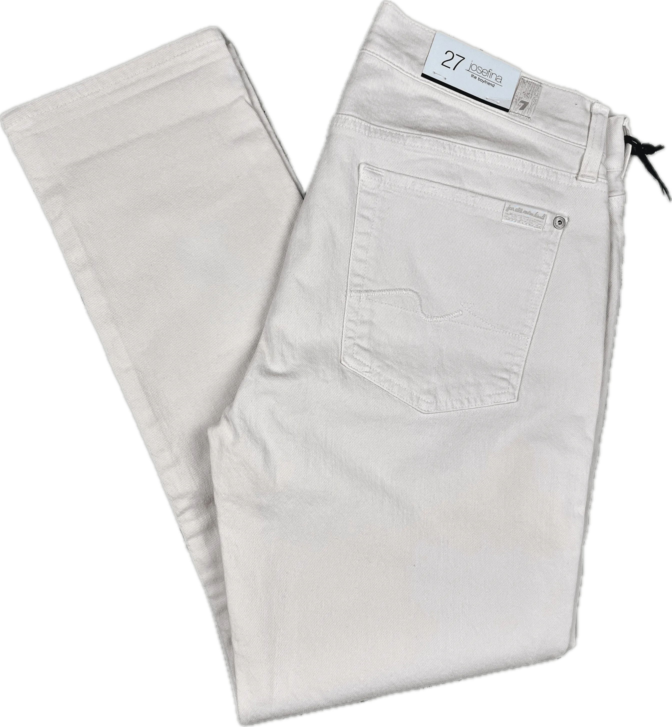 NWT- 7 for all Mankind 'Josefina' Ladies Boyfriend Jeans Size- 27 or 9AU