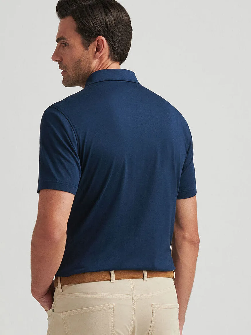 Peter Millar Excursionist Flex Polo in Atlantic Blue