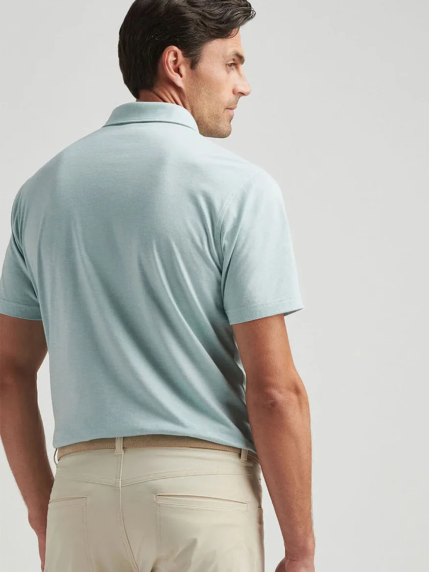 Peter Millar Excursionist Flex Polo in Blue Spruce