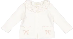 Pink Bows Knit Cardigan