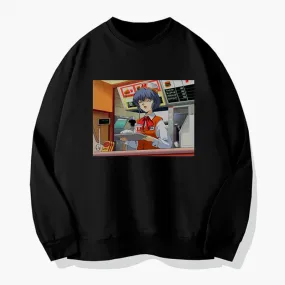 Ray Ayanami Fast Food Worker Sweatshirt