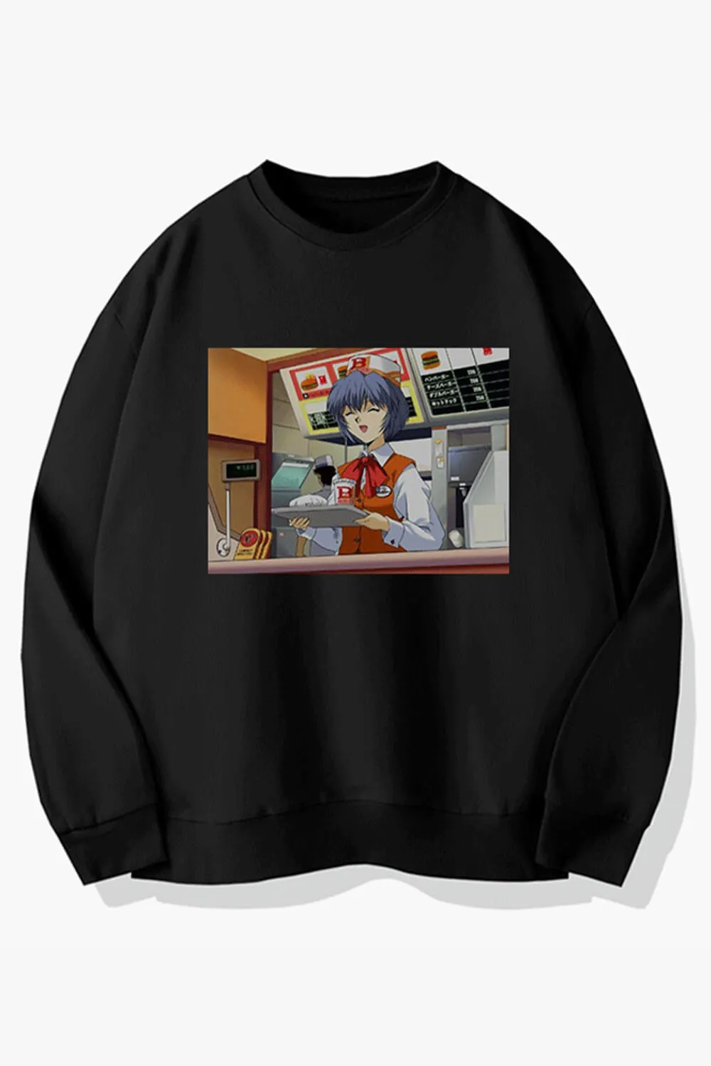 Ray Ayanami Fast Food Worker Sweatshirt