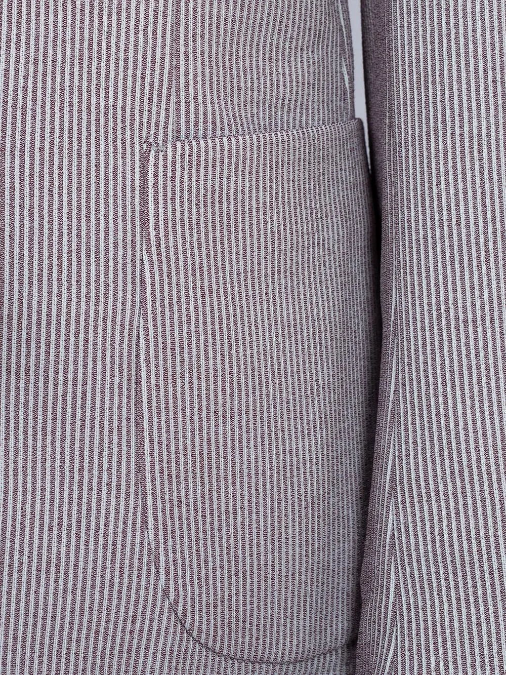 Red Pure Linen Men Summer Suit