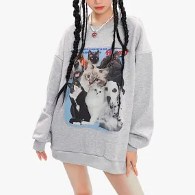 Retro Pets Animals Aesthetic Sweatshirt