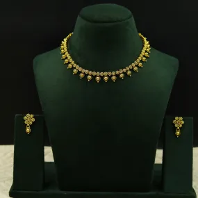 Round Neck Antique Necklace Set 12124-28