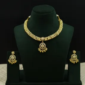 Round Neck Antique Necklace Set 12126-28