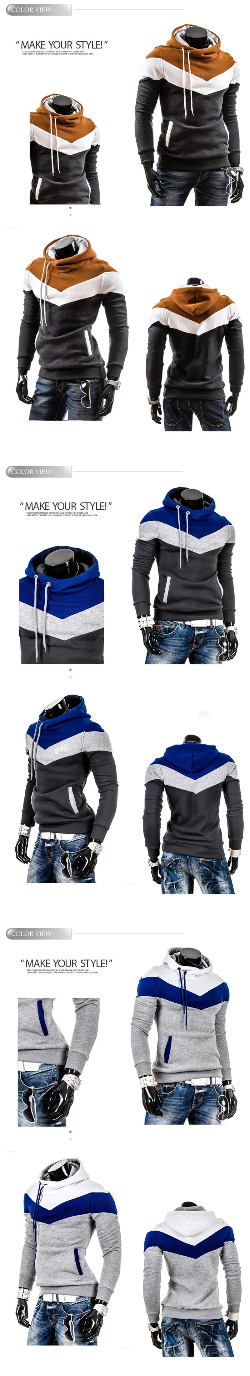 TANGNEST Men's Hooded 2019 Autumn Top Selling Sweatshirts Hooded Stichting Casual Fashion Homme Hoodie Asian Size MWW1468