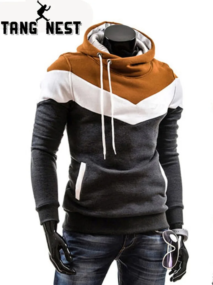 TANGNEST Men's Hooded 2019 Autumn Top Selling Sweatshirts Hooded Stichting Casual Fashion Homme Hoodie Asian Size MWW1468