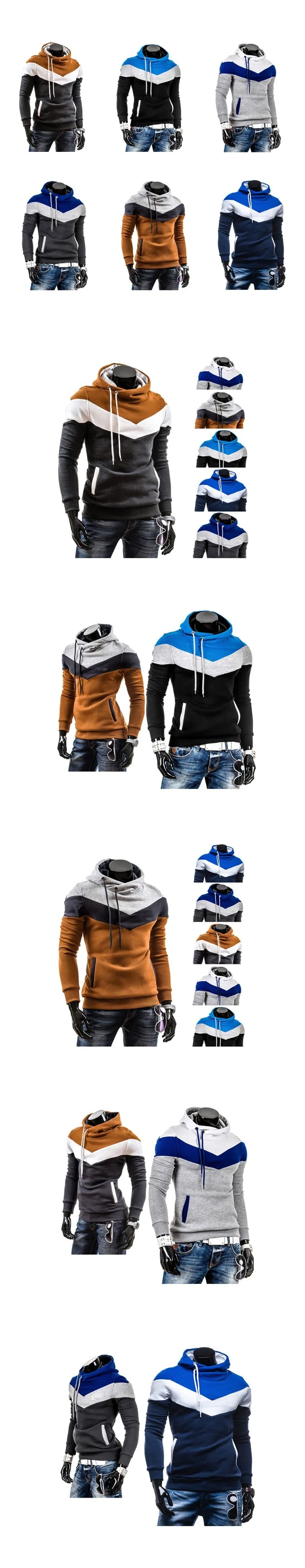TANGNEST Men's Hooded 2019 Autumn Top Selling Sweatshirts Hooded Stichting Casual Fashion Homme Hoodie Asian Size MWW1468
