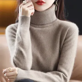 Vera | Women's High Neck Cashmere Sweater