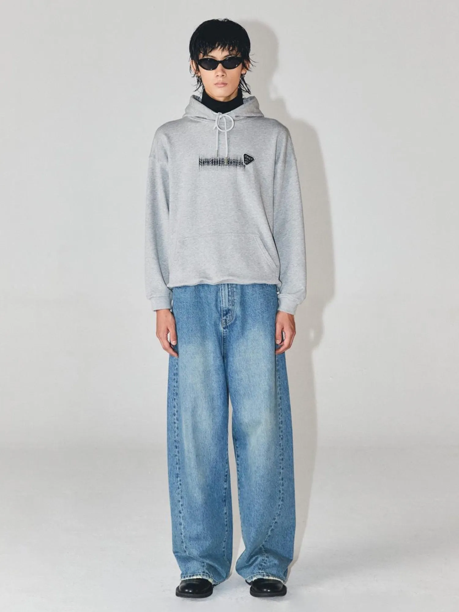 Wide Leg Washed Jeans